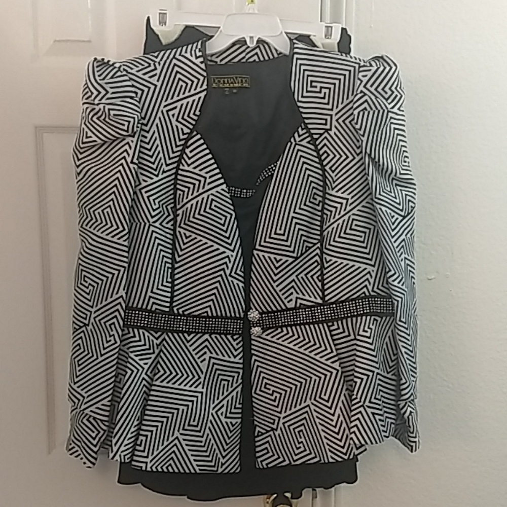 Exquisite Rhinestone Encrusted 3 Piece Suit